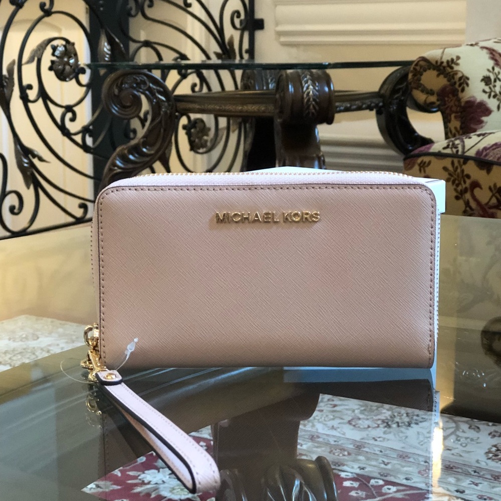 3pcs Michael Kors Large Ciara&wallet&pom pom - Picture 4 of 8